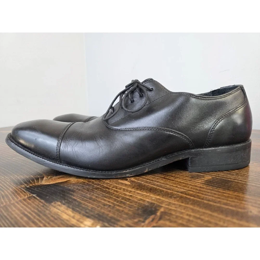 COLE HAAN‎ Men's Dress Shoes Size 11 M Black Leather Casual Lace Up Oxford